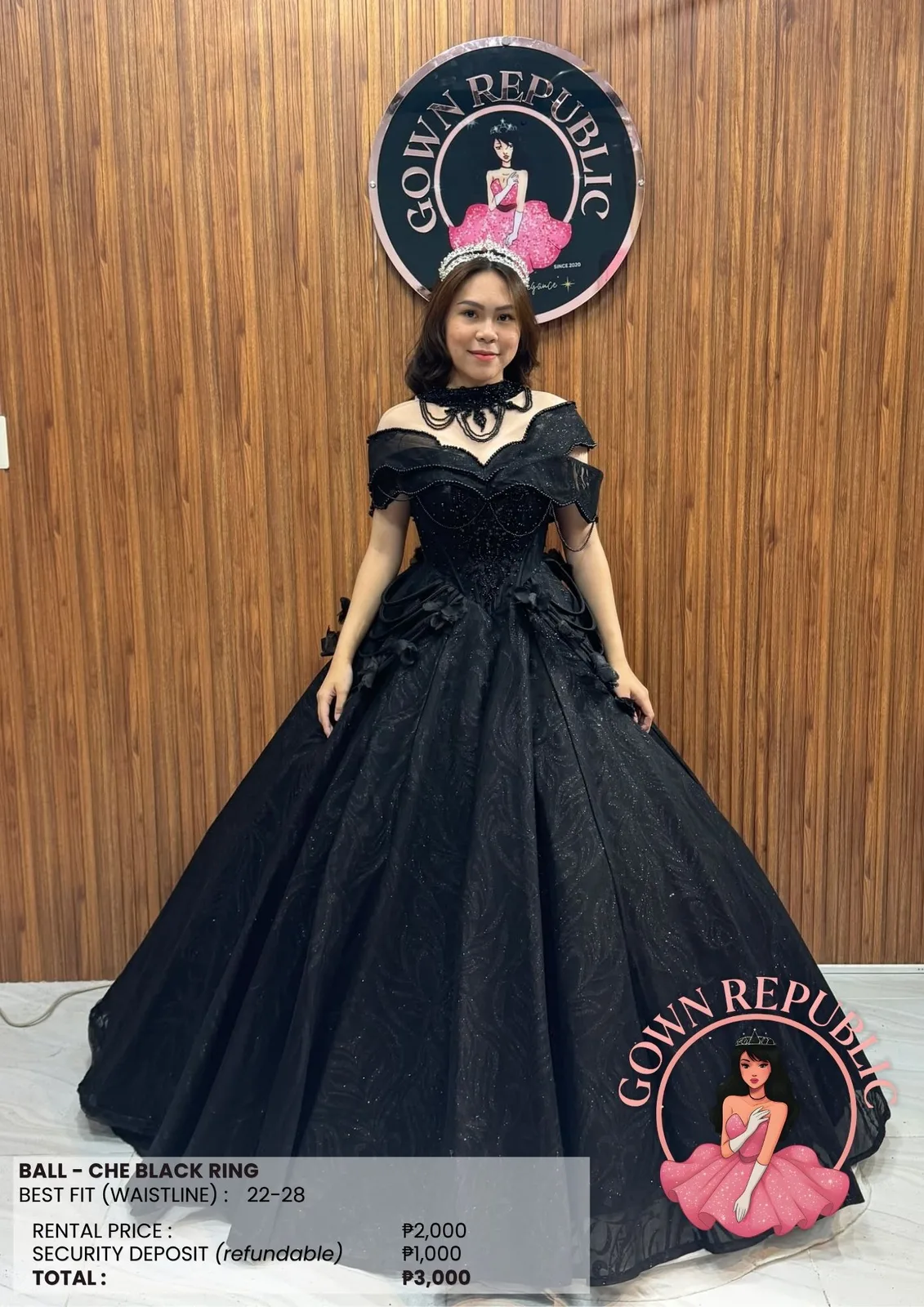 Ball Gowns: Black 107